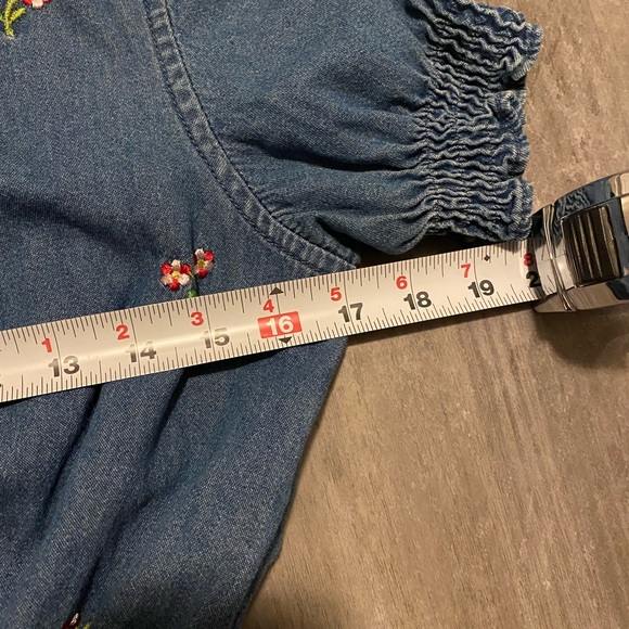 Handmade Vintage Chambray Top - Picture 4 of 5